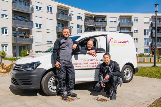 Immer auf Achse, immer vor Ort: Victor Manzatu, Bernhard Manhard und Günther Meyer.