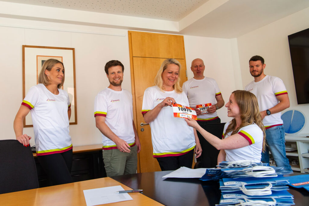 St. Ulrichswerk beim Firmenlauf stark vertreten